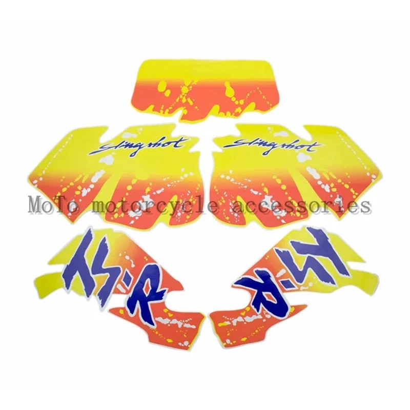 

Cross-country motorcycle Dirt applique decals fuel tank sticker Set For TSR200 TSR250 TSR 200 250