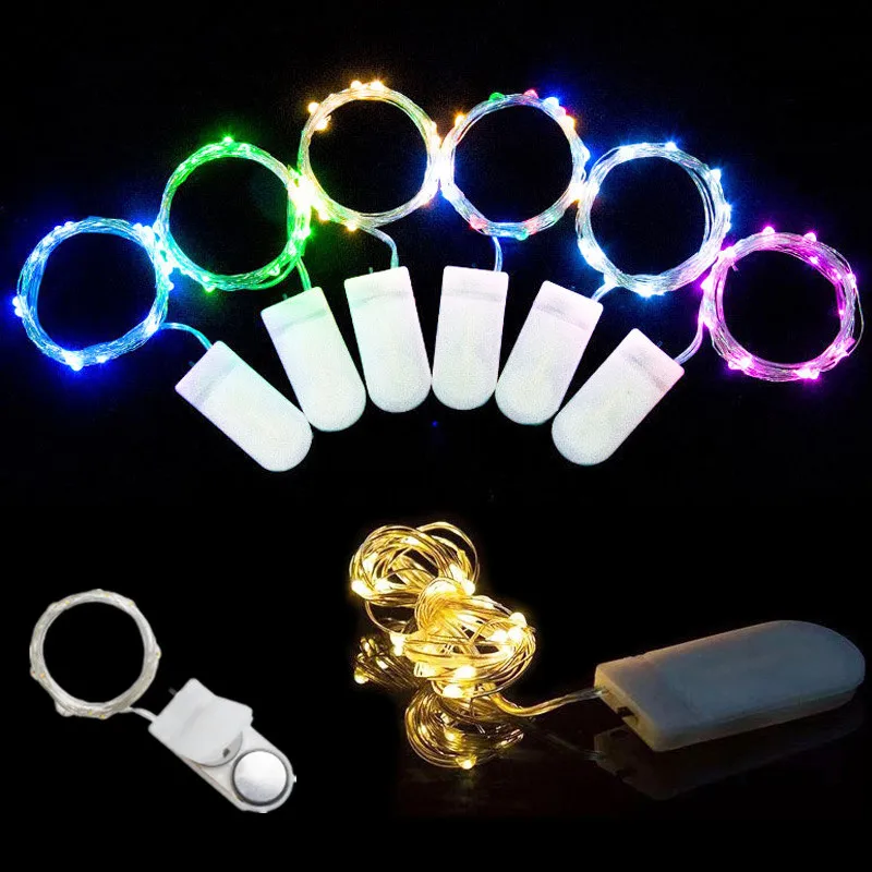 

10pcs/5pcs Fairy Light LED String Lights with Battery New Year Garland Wedding Light Bedroom Decoration Christmas Lights Outdoor