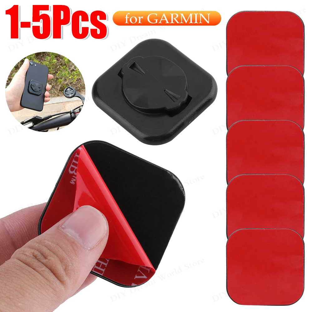 1-5PCS Fahrrad Handy Aufkleber Halterung Telefon Halter Taste Paste Adapter für GARMIN Starken Klebstoff Handy halter