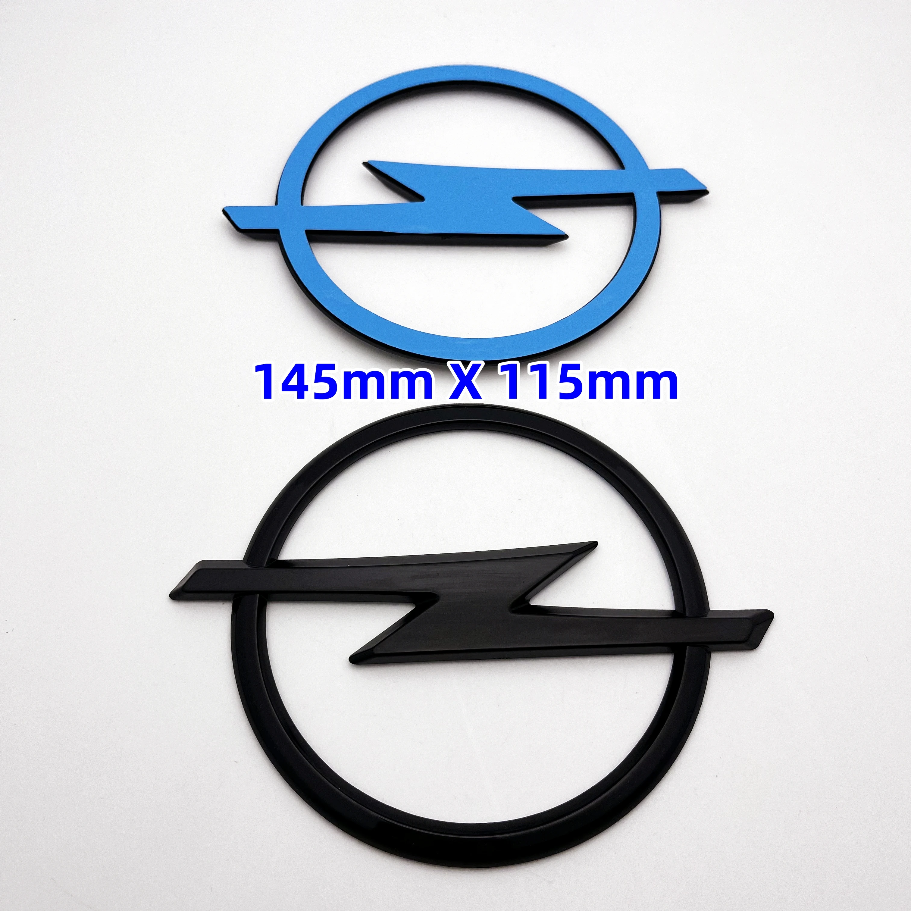 

3D ABS Black Car Front Grille Hood Bonnet Emblem Rear Trunk Bumper Badge Sticker For Opel Zafira Adam Astra Corsa Accessories