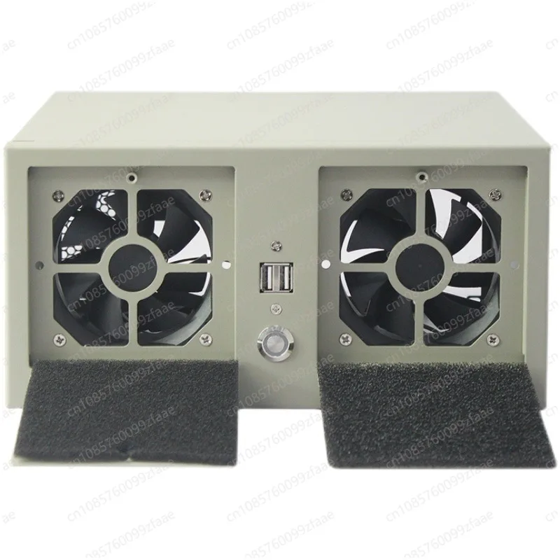 Mini industrial control chassis Wall mounted multi-COM port itx main board FLEX power supply 2 device server