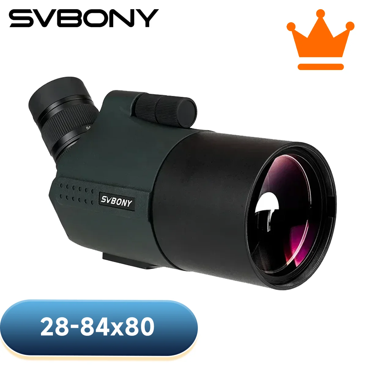 

Svbony SV41 Pro Mak Spotting Scope Astronomical Telescope 28-84x80 FMC Waterproof Camping Equipment for Stargazing,bird watching