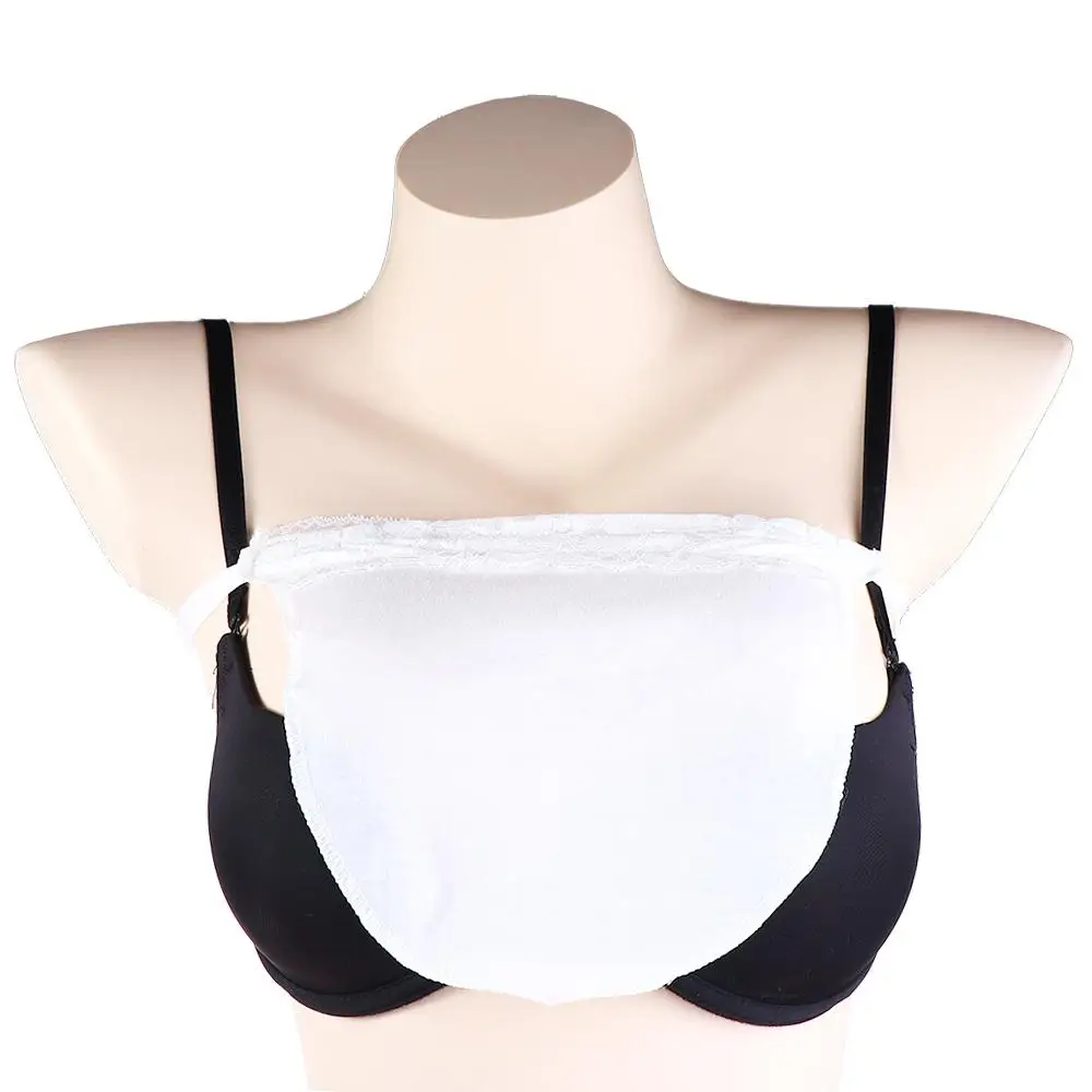 Clip On Silk Anti Tarnish Bra Anti-Glare Lining Flower Strapless Bra Wrap Women Tube Tops Chest Piece Cover Korean Insert Wrap