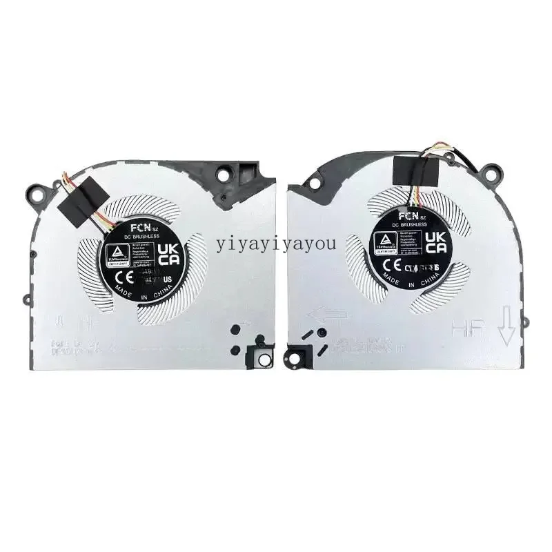 

Вентилятор охлаждения CPU/GPU для ноутбуков Hasee TX8R9 TX8R5 TX8R7 TX9R7 TX9R9 RTX 4060, радиаторы охлаждения процессора FQK5 FQK3 DC12V 1A