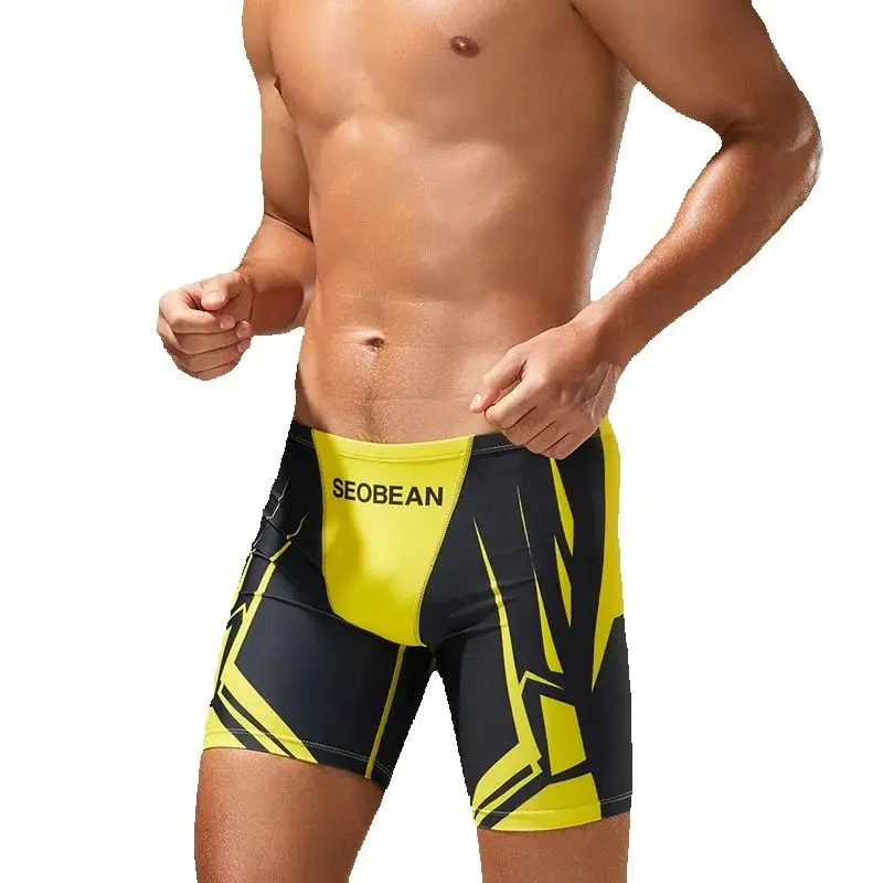 

SEOBEAN мужские шорты-боксеры с низкой талией, плавки, брюки для горячих источников, мужской купальник, удобные трусы, снаряжение для водных видов спорта
