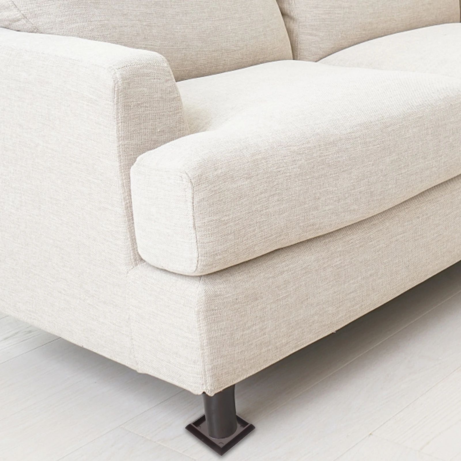 

12Pcs Non-Slip Furniture Coasters Compact Plastic Bed Stoppers Extend Floor Life Furniture Coasters Professional Bed Stoppers