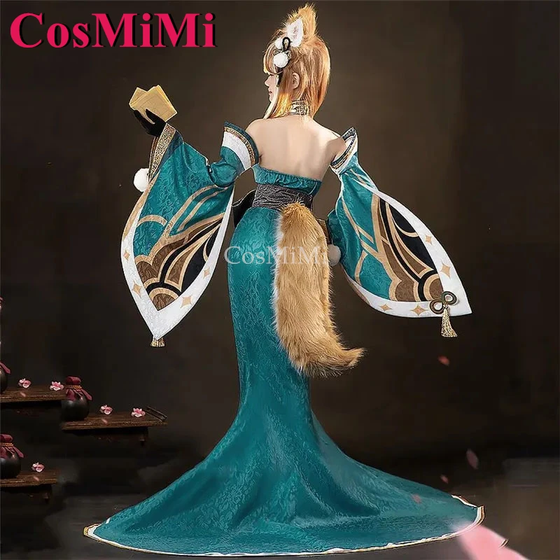 CosMiMi Miss Sheena/Xina juego de Cosplay Genshin disfraz de impacto precioso vestido tipo kimono dulce fiesta de carnaval ropa de juego de rol S-XL