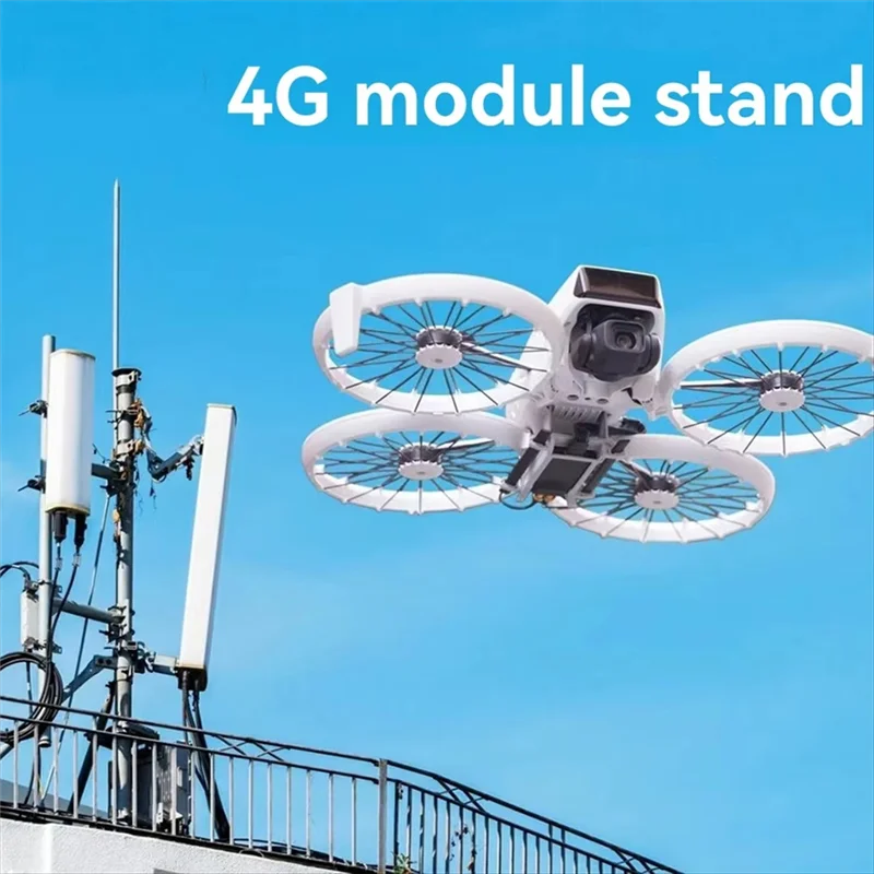 Kit de suporte fixo A55T para trem de pouso do módulo 4G celular DJI com antena de cabo de dados