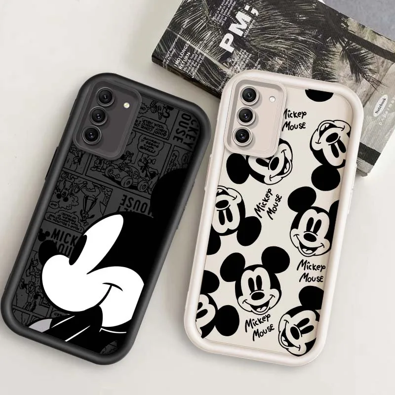 

Anime Mickey Mouse For Samsung Galaxy S25 S24 S23 S22 S21 S20 Ultra Plus FE 5G Eye Ladder Soft TPU Cover Phone Case