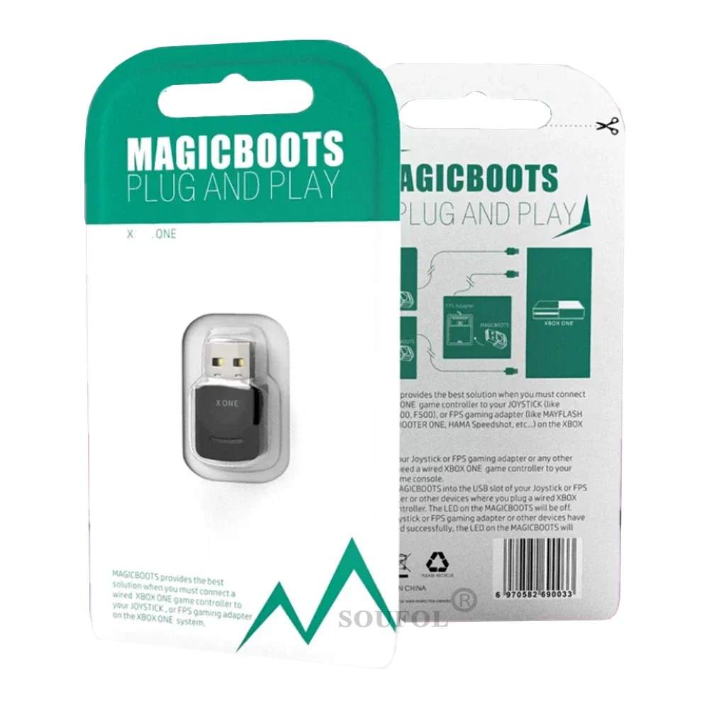 Mayflash MagicBoots FPS adaptador, conversor joystick para um guia XBOX, controlador com fio, acesso ao jogo, Xbox Series S, X, novo