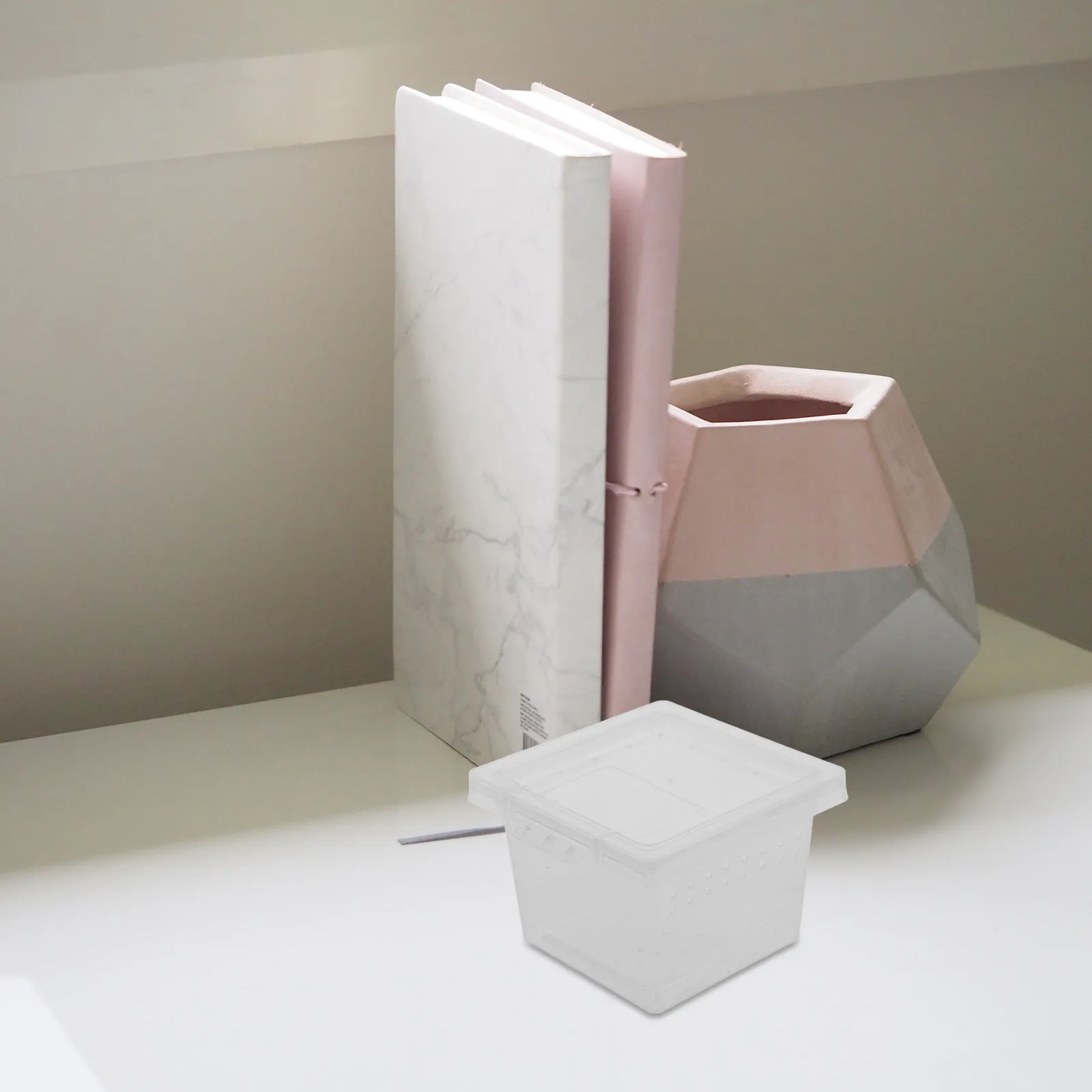 

100 шт. прозрачных контейнеров для кормления насекомых, безопасные, экологичные, из полипропилена, для разведения тарантулов, сверчков, паяков, улиток, рептилий