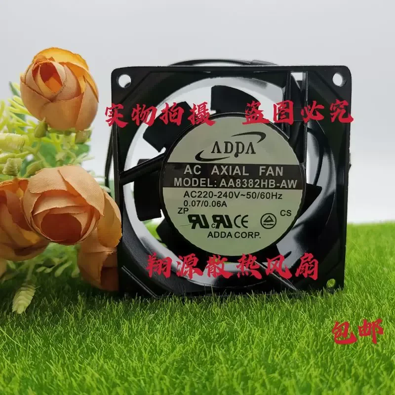 

New Original Taiwan Xiexi ADDA AA8382HB-AW AC 220V 80x38mm Axial Flow Cooling Fan for Electronics