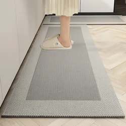 Polymères de sol de cuisine résistants à l'huile, tapis à longue bande, absorbant l'huile, essuyable, absorbant l'eau, résistant à la saleté, étanche, sans lavage