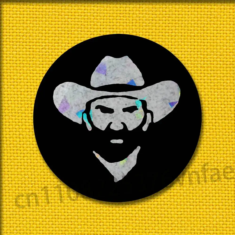 R-Red D-Dead الفداء مورغان RDR2 شارات 75 مللي متر 25 مللي متر 44 مللي متر 32 مللي متر 58 مللي متر دبوس مستدير بروش تذكارية الملابس تأثيري هدية اكسسوارات