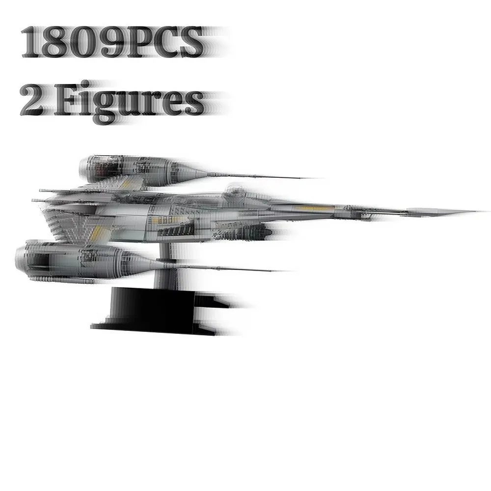 1809PCS Hot Sales Film and Television Series N-1 Fantasy Ship Model Set Suitable for Birthday Gifts Ornaments.