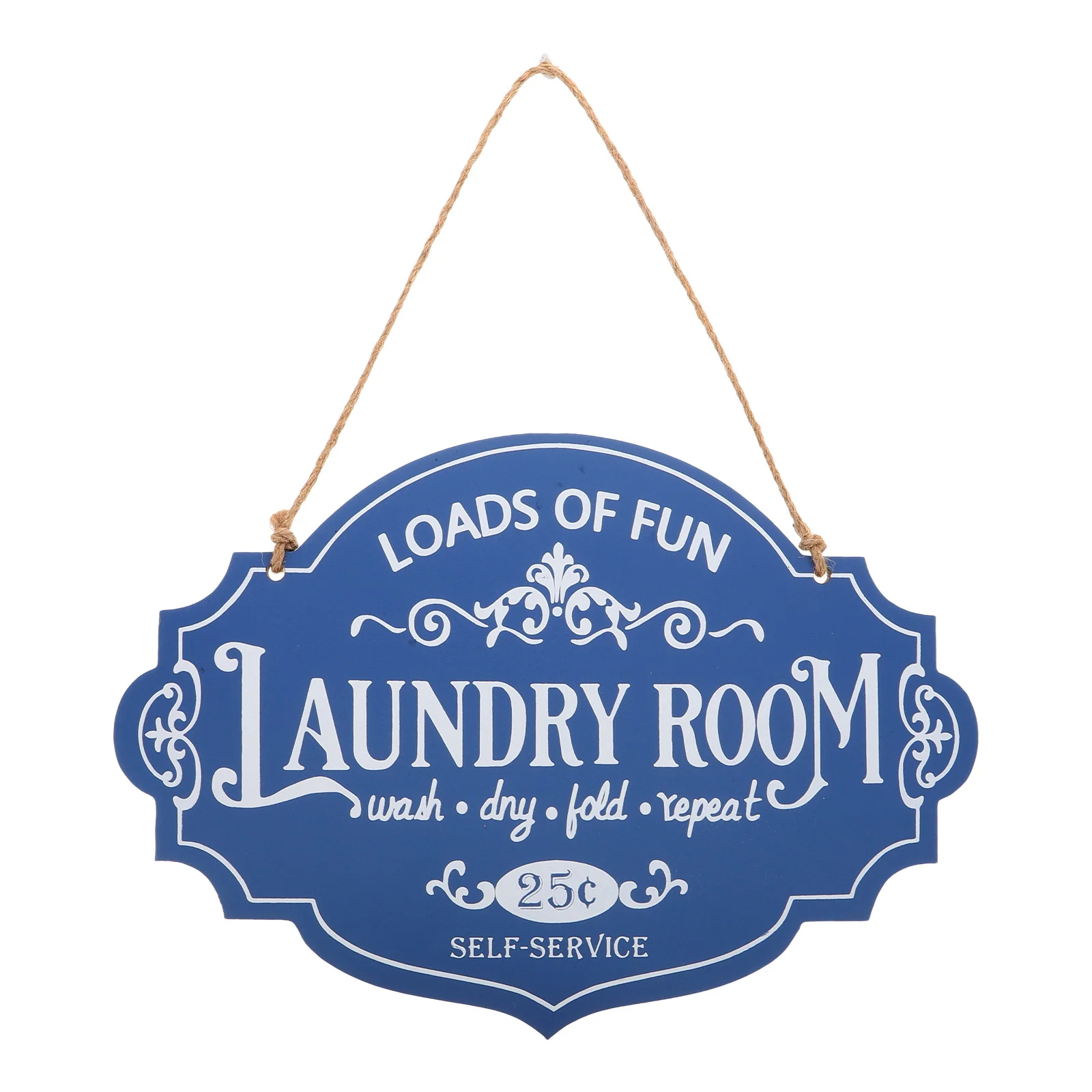 

Wooden Door Sign Laundry Room Decor European Style Front Artwork Bathroom Accessory