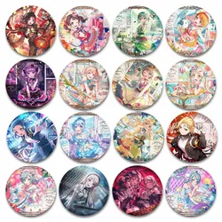 Kawaii Toyama Kasumi Arisa Ichigaya Badge Cartoon BanG Dream Pins Daily Life Brooches Clothes Decorative Jewelry Gift for Friend