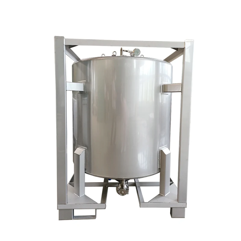 330 Gallonen IBC-Wassertank aus Edelstahl 304 1000 l