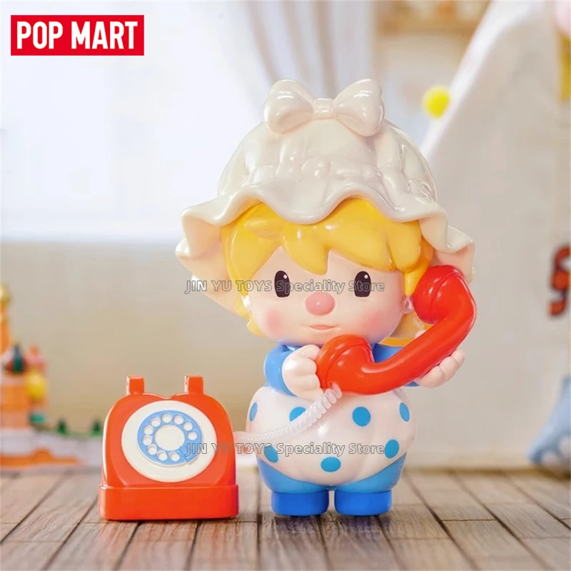 POP MART Sweet Bean Growth Illustration Series Blind Box Cute Anime Figure Toys Designer Doll Desktop Ornaments Gifts for Kids