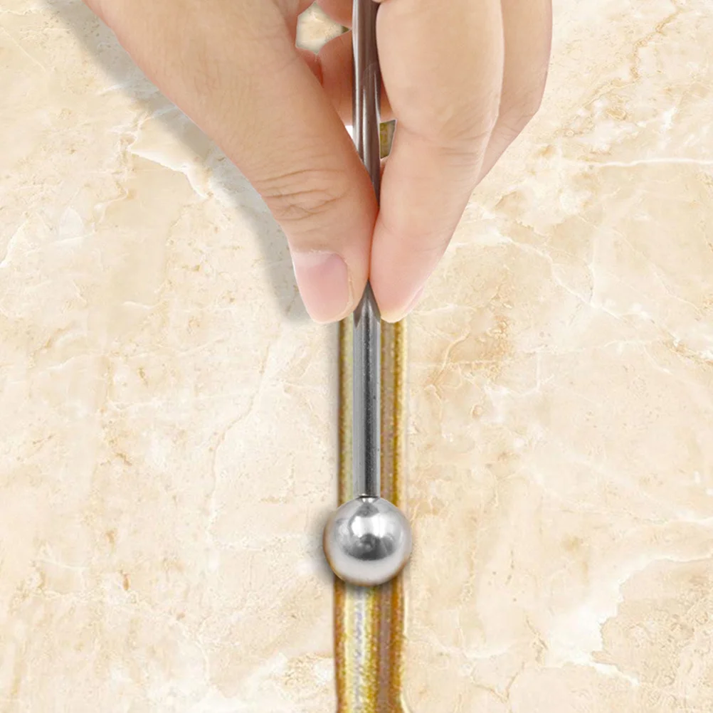 

4pcs /Set Grout Sealing Tool Kit Stainless Steel Pressure Ball For Tile Joint Smoothing Ceramic Floor Wall Tiling Accessories