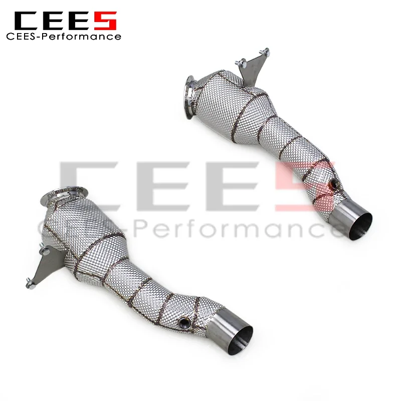 

Cees выхлопной коллектор, водосточная труба для Ferrari 458 SP/Speciale/458SC 2014 г., выхлопная система свободного потока из нержавеющей стали