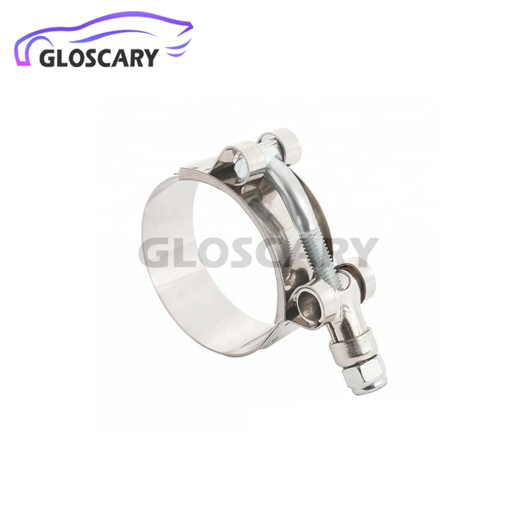 1PC 2.5 Inch T-Bolt Hose Clamps Stainless Steel 304 Turbo Intake Clamps 63-71mm 2-1/2