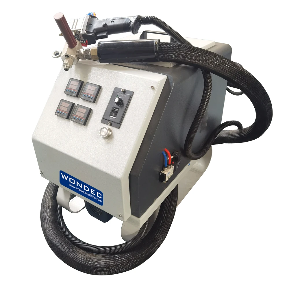 Geïsoleerde glazen hotmelt extruderen machine