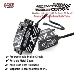 AFRC-D3530HBM-X LOW PROFILE PRO HV Bürstenloses wasserdichtes programmierbares Smart Servo für YOKOMO HSP Drift RC Auto Boot DIY Upgrade