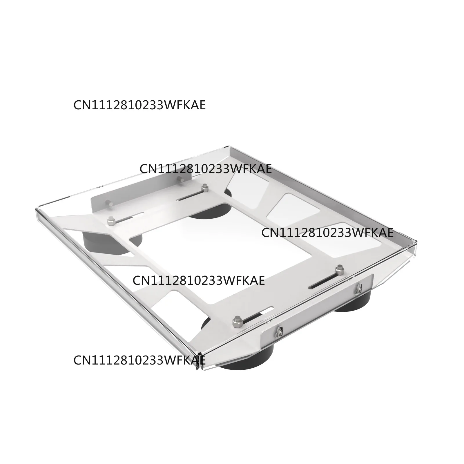 Suitable for aluminum alloy PC board roof magnetic suction bracket, outdoor installation of mini roof bracket