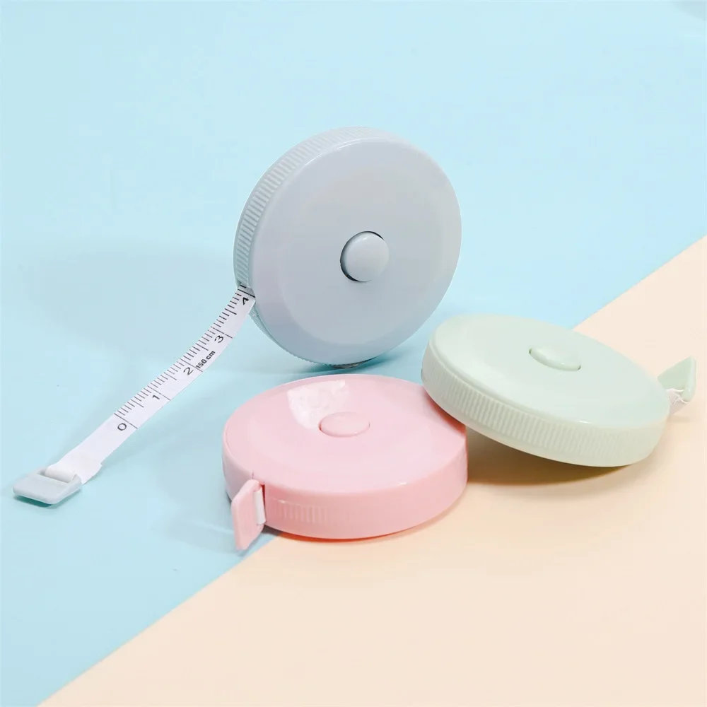 150cm/60" Mini Measure Plastic Ruler Roll Tape Accurate Measurement For DIY Jewelry Making Accessories Resin Crafts Tools