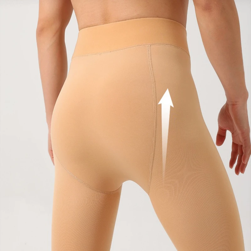 سيسي الحقيبة الملابس الداخلية جوارب طويلة الرجال طماق الصوف سميكة ملابس اخلية حرارية قيعان مثلي الجنس كروسدرسر بوديستوكينج الجوارب