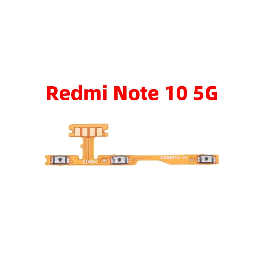 For Xiaomi redmi Note 10 5G Note 10S Power ON OFF Volume Camera Key Button Switch Flex Cable Replacement