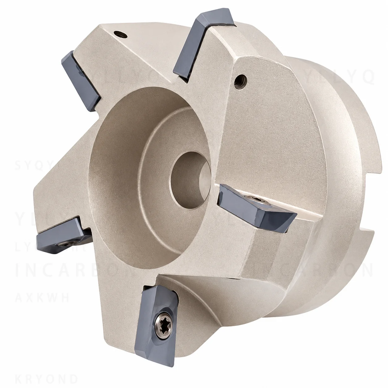 RAP300R 50-22-4T RAP300R 63 RAP400R 75 Degree Face Mill Head CNC Milling Cutter Shell Face Milling Tool Holder