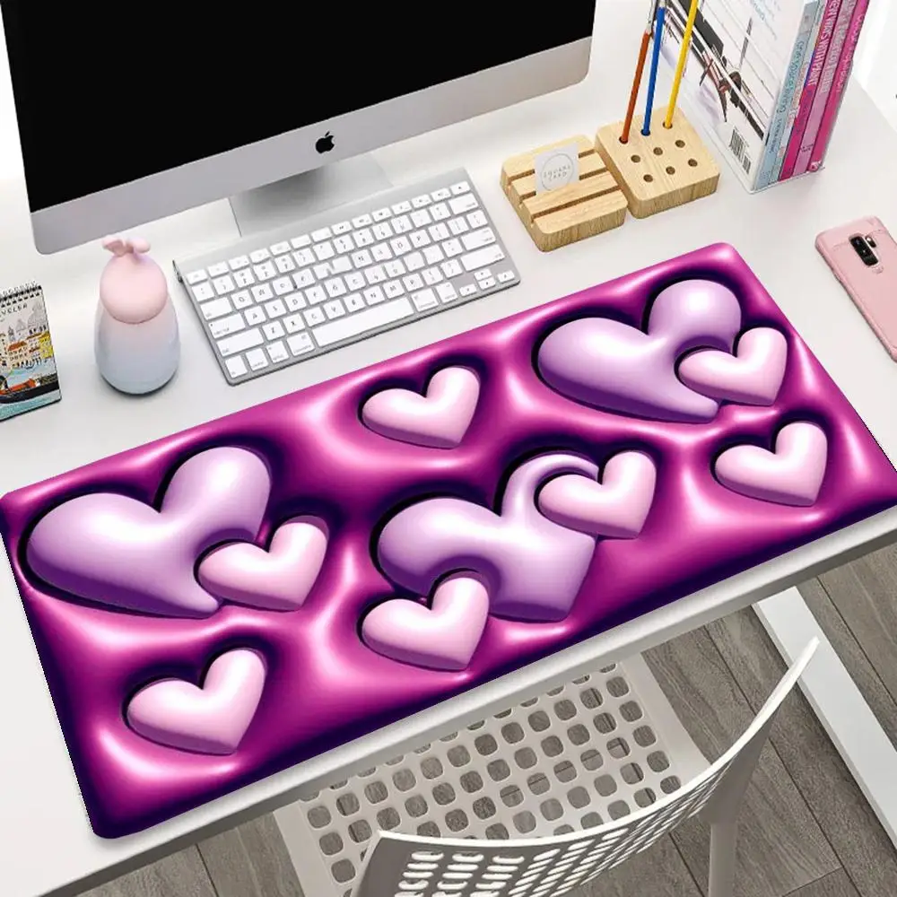 

Cute Kawaii mousepad rubber non-slip computer office gaming deskpad thickened XXL room decoration floor mat keyboard accessories
