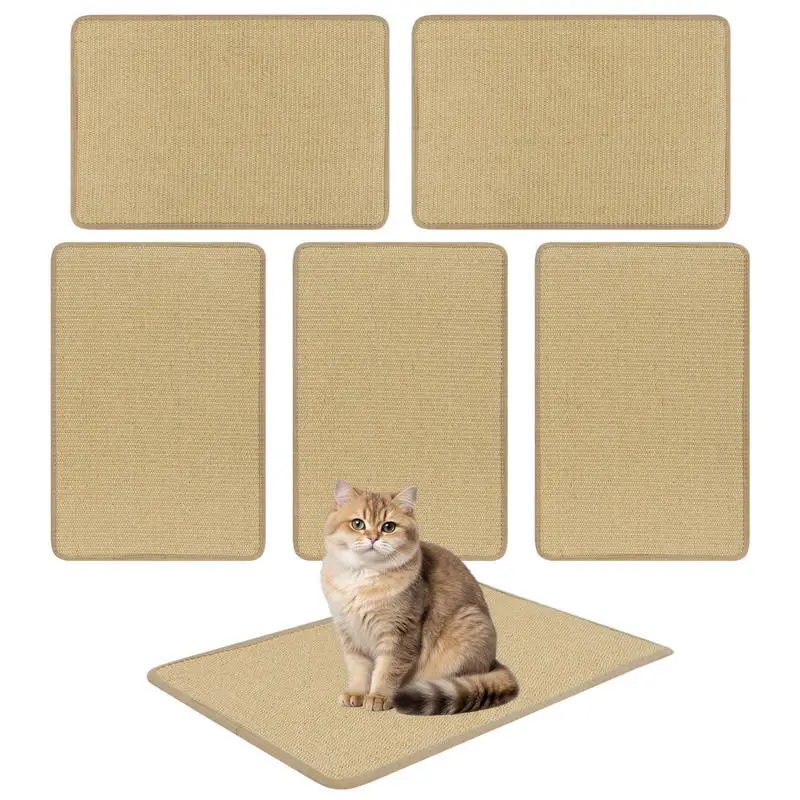 

24 x 16 Inch 6-Piece Cat Scratcher Mat Set