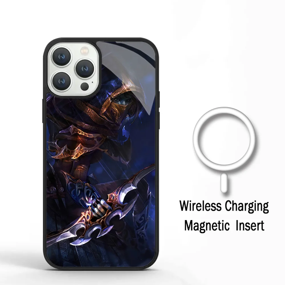 

Game Dota Phone Case For IPhone 11 12 13 14 15 Plus Pro Max Mirror Acrylic Cover For Magsafe Wireless Charging