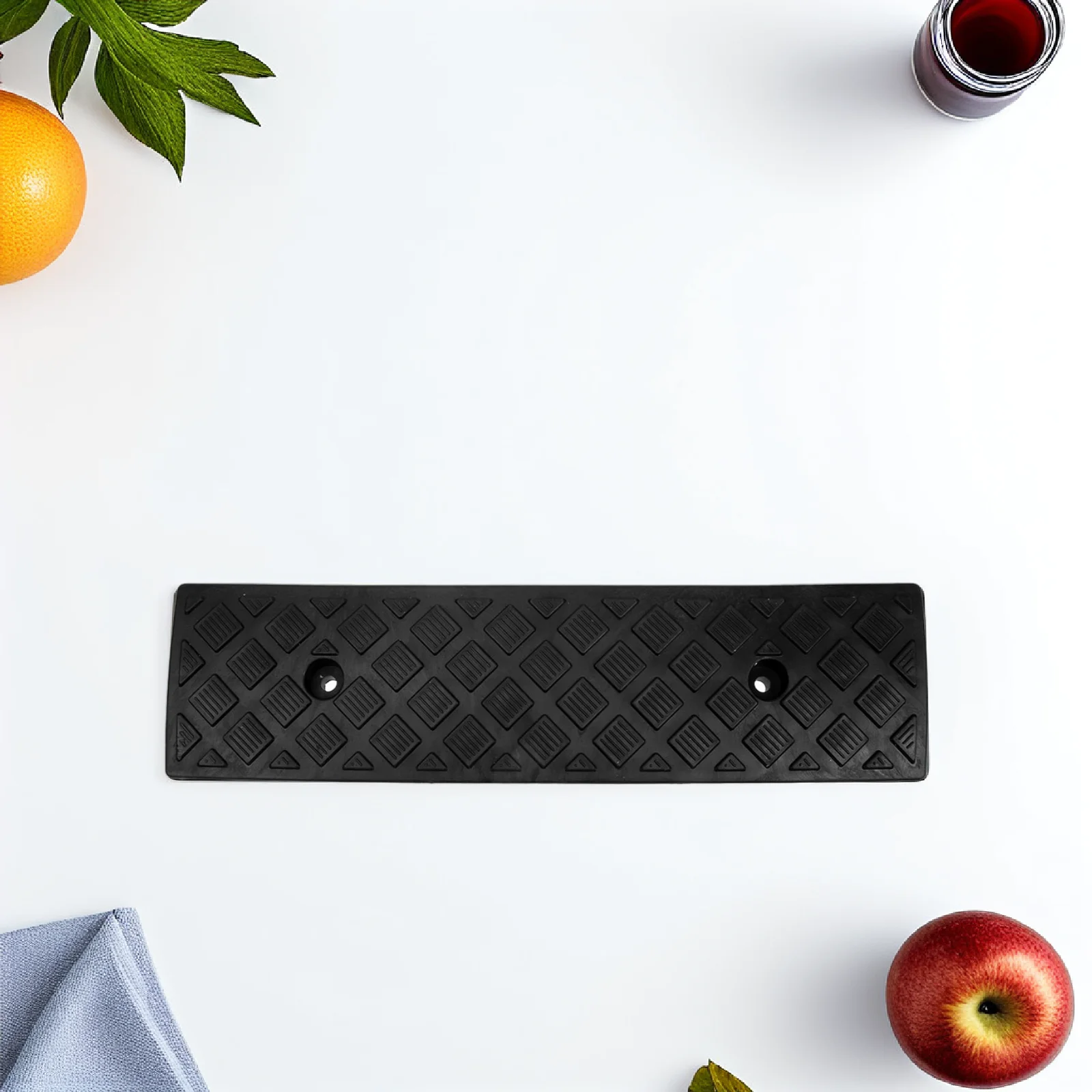 

2 шт. черные противоскользящие пандусы-пороги 3 см для подъездных путей, бордюров, транспортных средств, дверей, квадроциклов, автомобилей, скутеров, кабелей