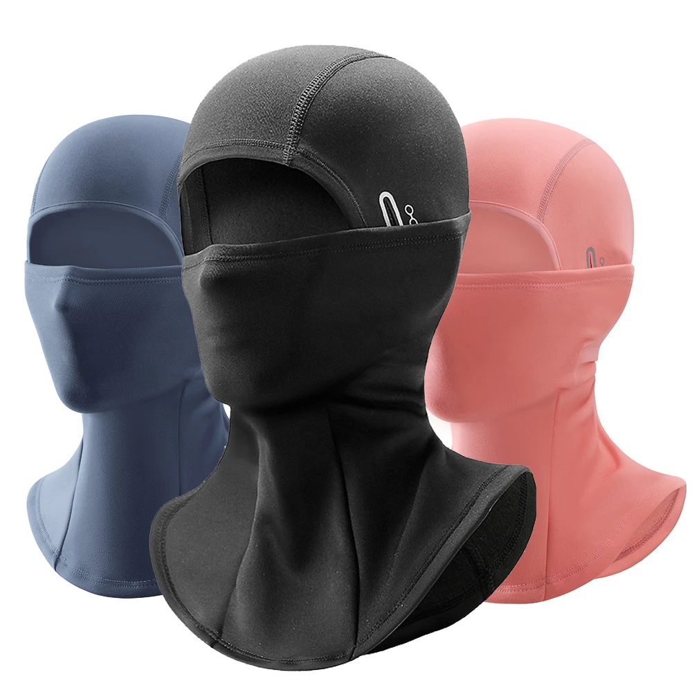 

Несколько цветов мотоциклетная маска для лица, зимняя женская и мужская мотоциклетная шлем, внутренняя кепка, велосипедная лыжная Балаклава, термоветрозащитная шапка