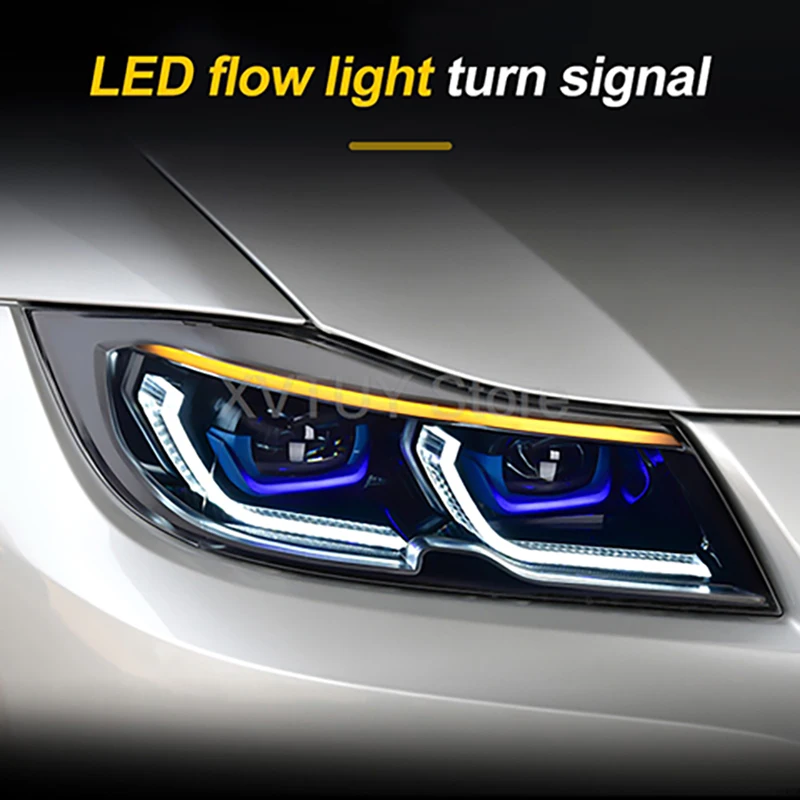 

For BMW E90 Car Headlights Styling Head Lamp 2005-2012 LED DRL Assembly Running Light Dynamic Turn Signals Car Refit Accessories
