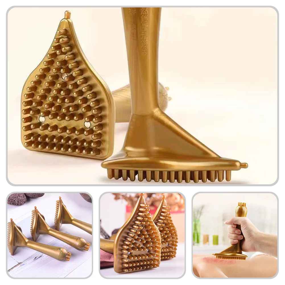 

2 шт. магнитная массажная щетка ручной акупунктурный массажер для тела для шеи, плеч, спины, ног, портативный инструмент Гуа Ша, ручная массаж