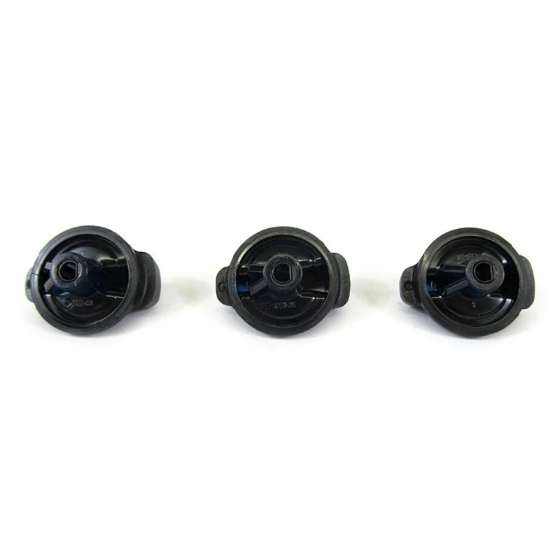 3Pcs Car Climate Control Switch Knobs Dials Cover For 1999-2005 Jeep Wrangler 05011218AC