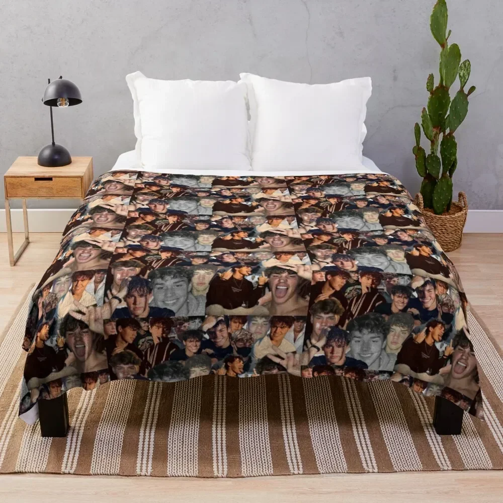 

Noah Beck Collage Throw Blanket Warm Comfortable Blanket for Office Napping