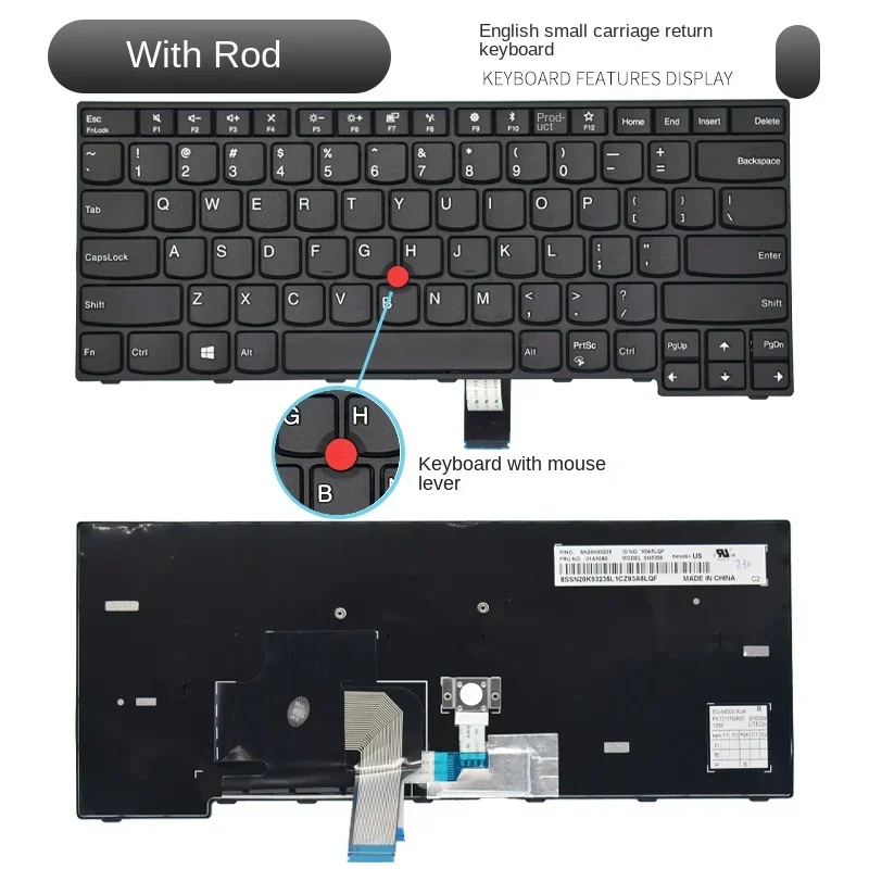 replace suit for Lenovo IBM Thinkpad E470 E475 E470C Laptop keyboard