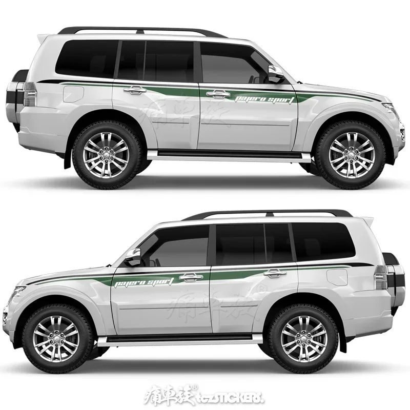 

Car sticker FOR Mitsubishi Pajero V93 V97 body exterior modification special sports beautiful decal accessories