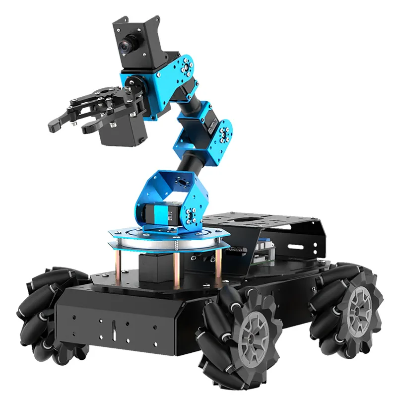 

vision robot arm ArmPi Pro wheat wheel intelligent trolley handling Python programming ROS robot