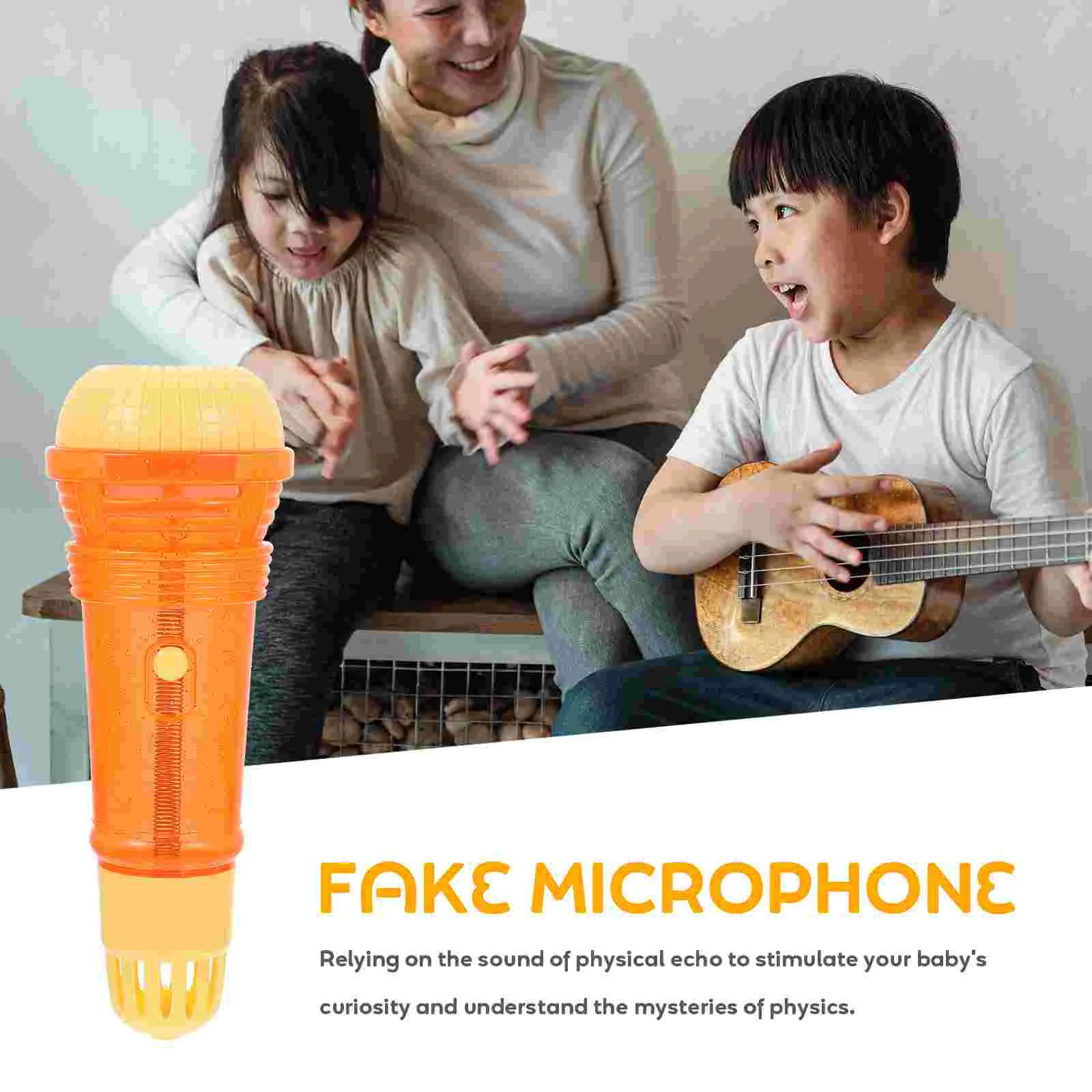 Echo Microphone Toy Kids Headphones Educational Children Light Plastic Music Plaything