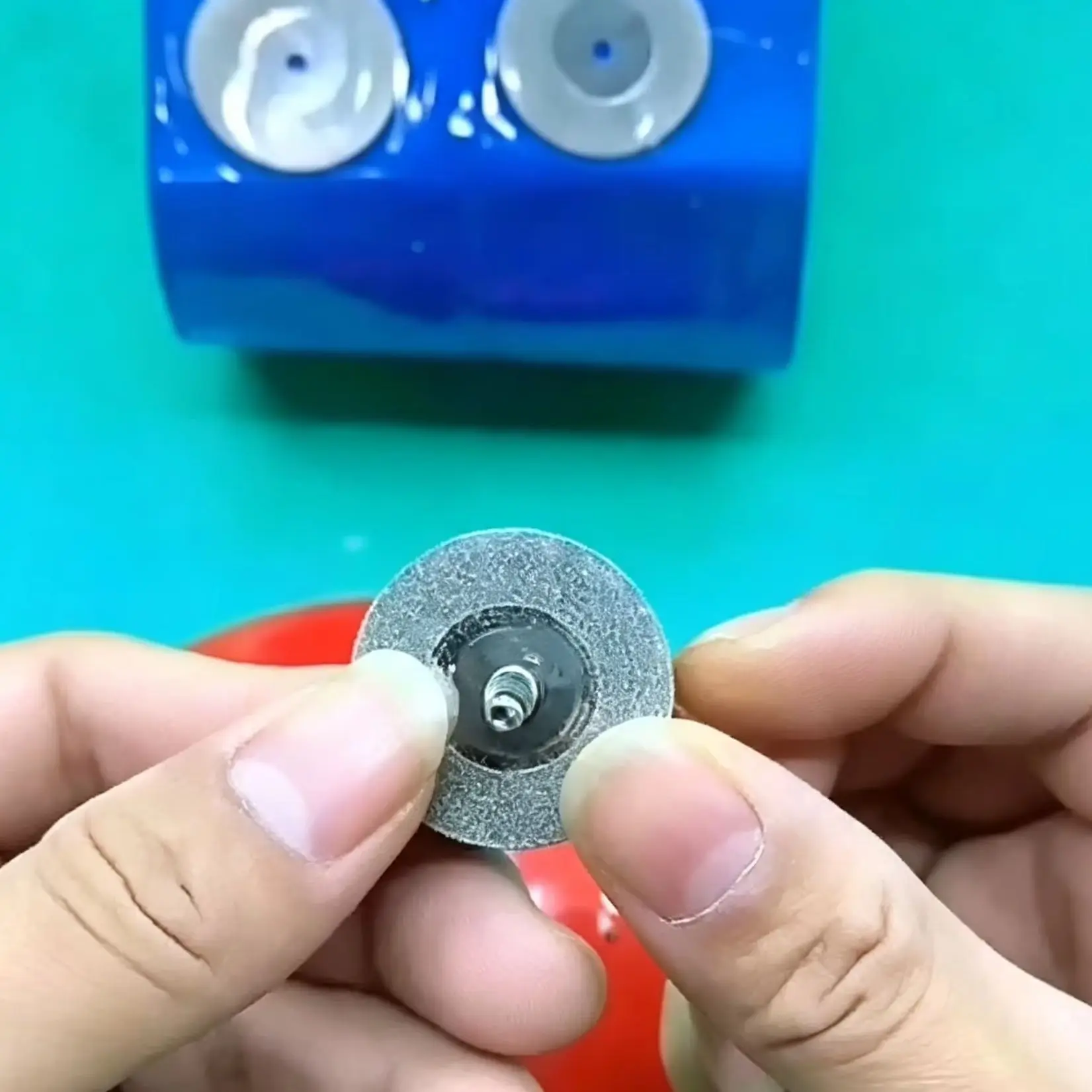 10pcs 20 30 40 50mm Mini Diamond Circular Saw Blade Grinding Cutting Disc With 2pcs Connecting Shank for Dremel Rotary Tool view 3