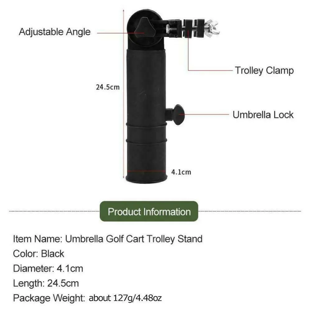 Durable Golf Club Umbrella Holder Stand For Bike Buggy K1C2 Cart Pram