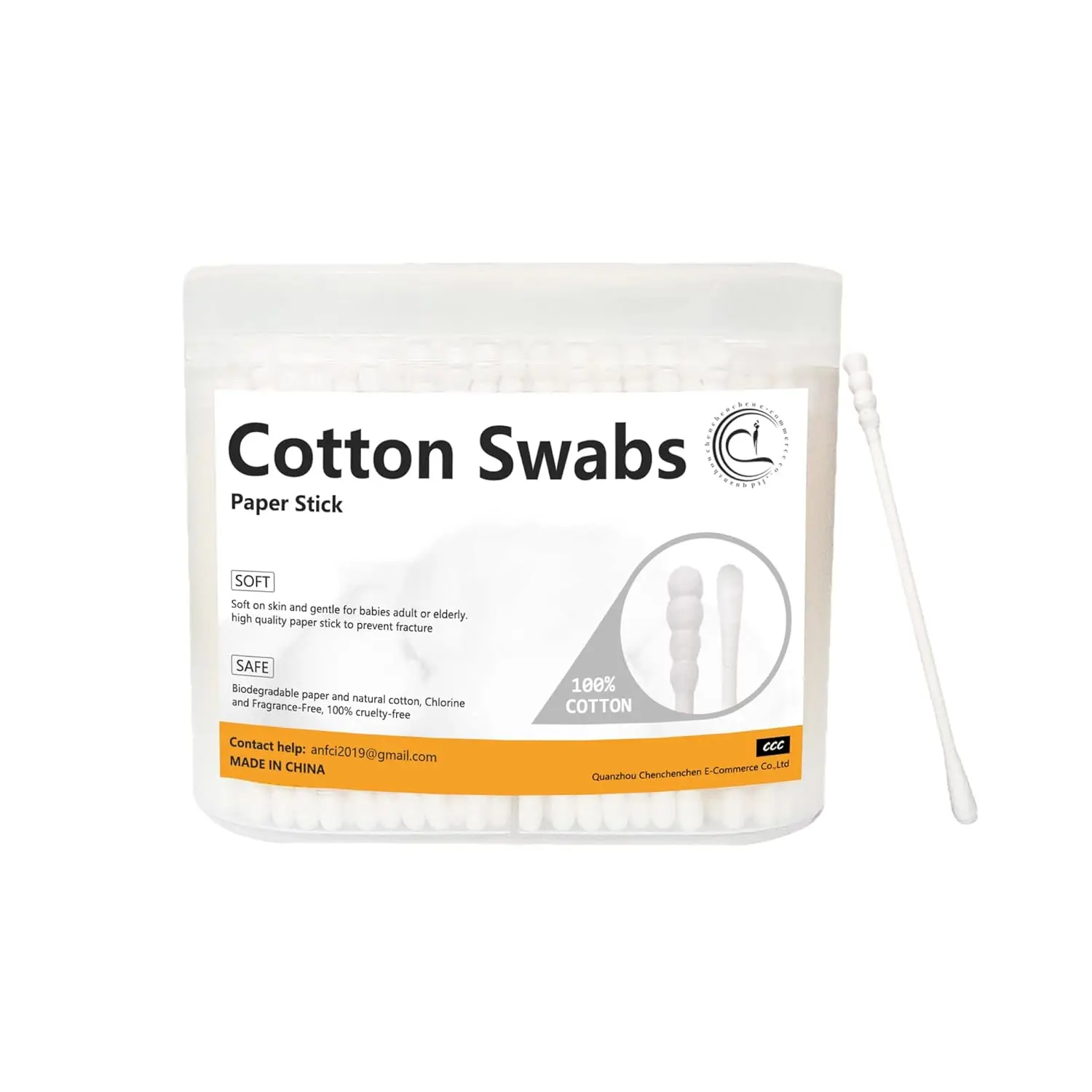 

Tiny Cotton Buds, with Round & Spiral, Suitable for Baby Ear Nose Clean,Cosmetics,Personal Hygiene