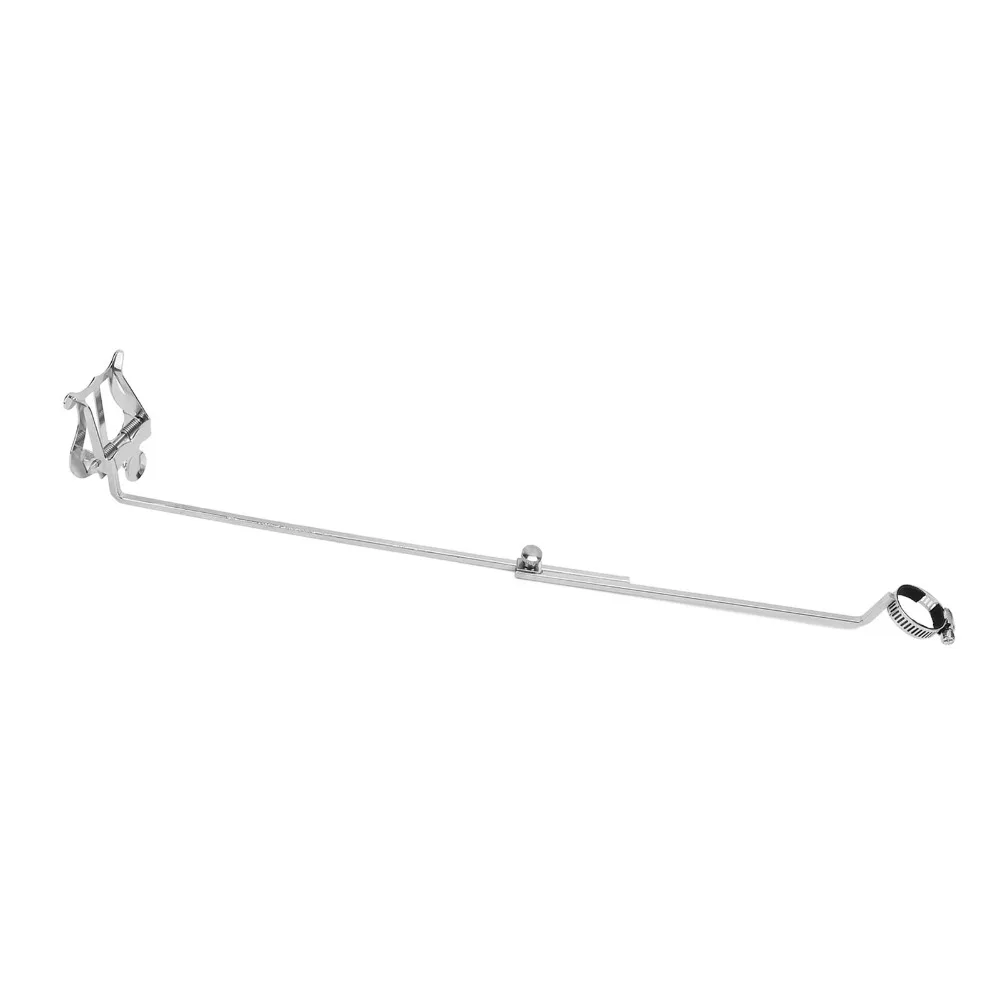 Silver Flute Music Clip Stable ​Sheet Music Folder​ ​Flute Lyre​ ​Stand Cup Holder Expander ​Wind Instrument Sheet Music Clip​